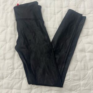 Spanx Faux Leather Leggings Sz M